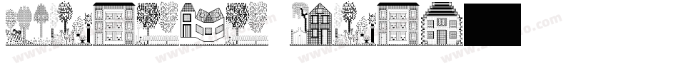 Houses Four字体转换